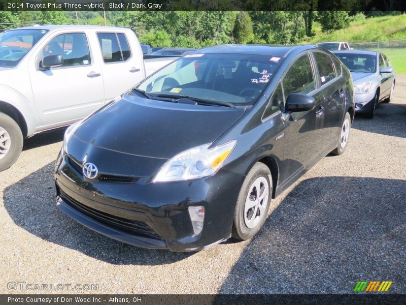 Black / Dark Gray 2014 Toyota Prius Three Hybrid