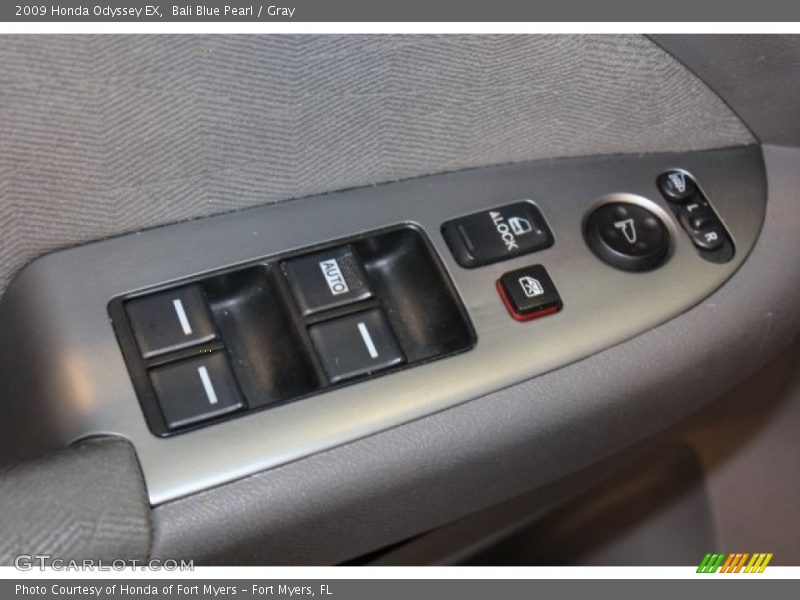 Bali Blue Pearl / Gray 2009 Honda Odyssey EX