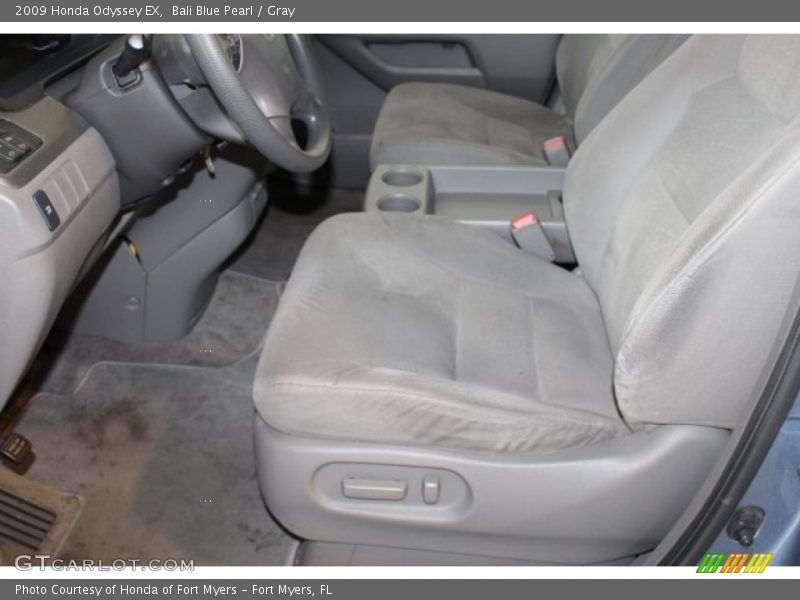 Bali Blue Pearl / Gray 2009 Honda Odyssey EX