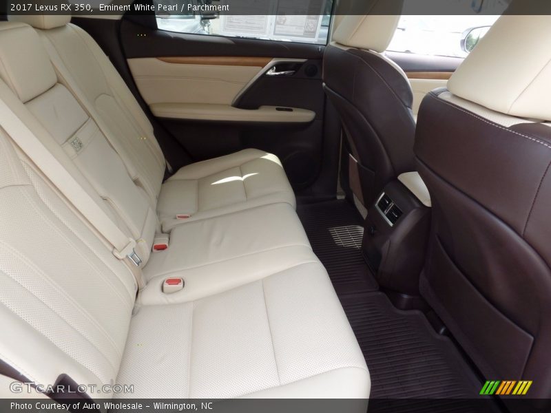 Rear Seat of 2017 RX 350