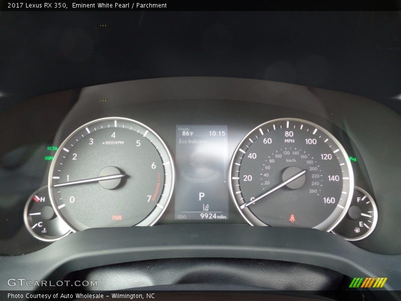 2017 RX 350 350 Gauges