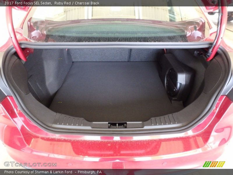 Ruby Red / Charcoal Black 2017 Ford Focus SEL Sedan