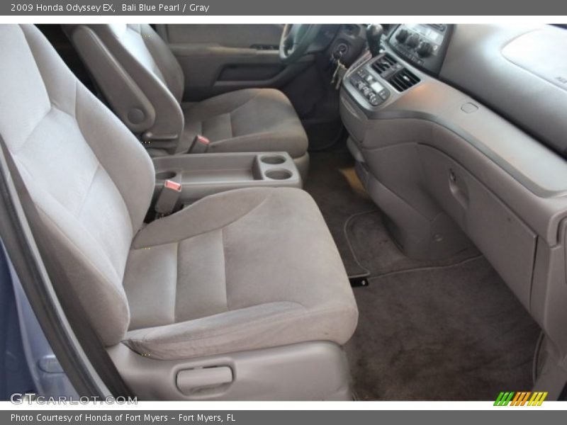 Bali Blue Pearl / Gray 2009 Honda Odyssey EX