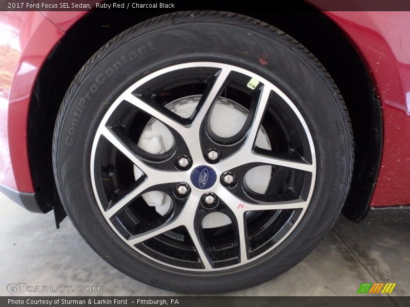 Ruby Red / Charcoal Black 2017 Ford Focus SEL Sedan