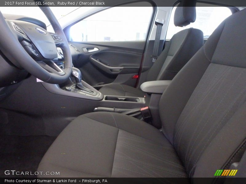 Ruby Red / Charcoal Black 2017 Ford Focus SEL Sedan