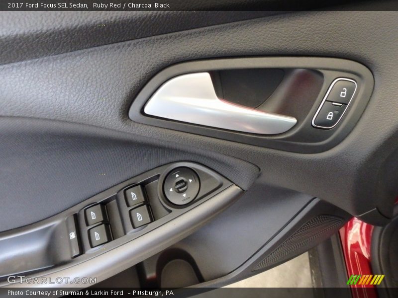 Ruby Red / Charcoal Black 2017 Ford Focus SEL Sedan
