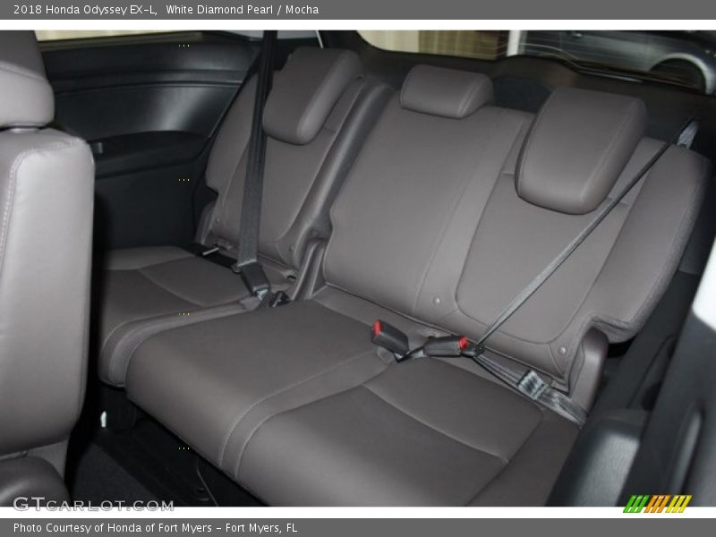 White Diamond Pearl / Mocha 2018 Honda Odyssey EX-L