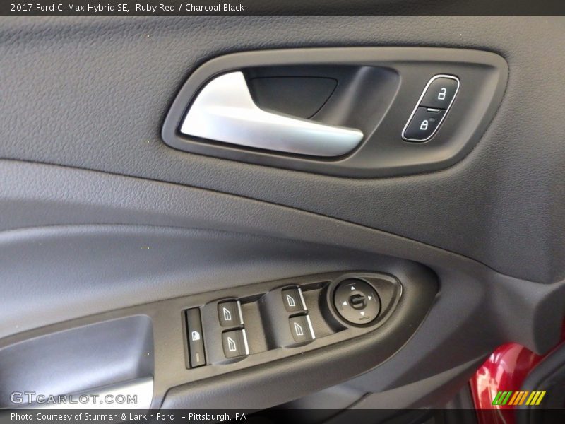 Ruby Red / Charcoal Black 2017 Ford C-Max Hybrid SE