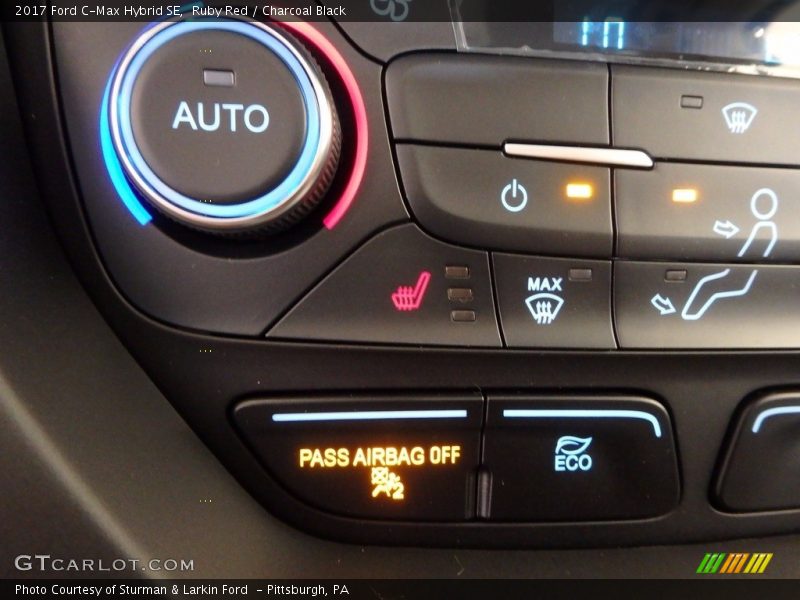 Ruby Red / Charcoal Black 2017 Ford C-Max Hybrid SE