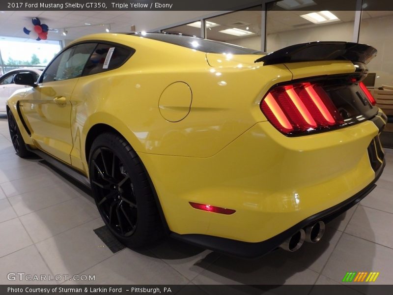 Triple Yellow / Ebony 2017 Ford Mustang Shelby GT350