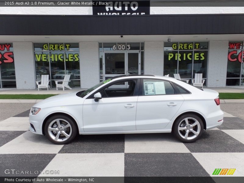 Glacier White Metallic / Black 2015 Audi A3 1.8 Premium