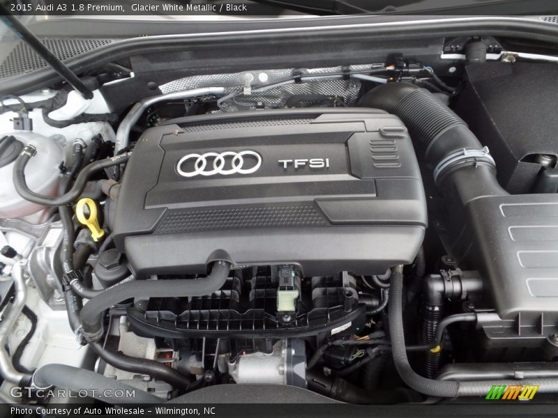 Glacier White Metallic / Black 2015 Audi A3 1.8 Premium