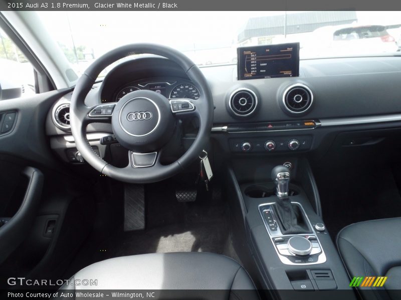 Glacier White Metallic / Black 2015 Audi A3 1.8 Premium