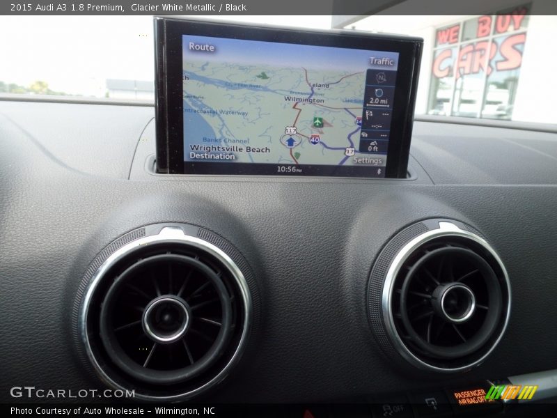 Glacier White Metallic / Black 2015 Audi A3 1.8 Premium