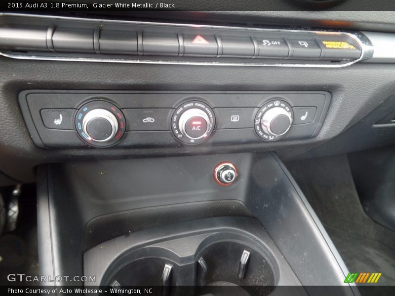 Glacier White Metallic / Black 2015 Audi A3 1.8 Premium