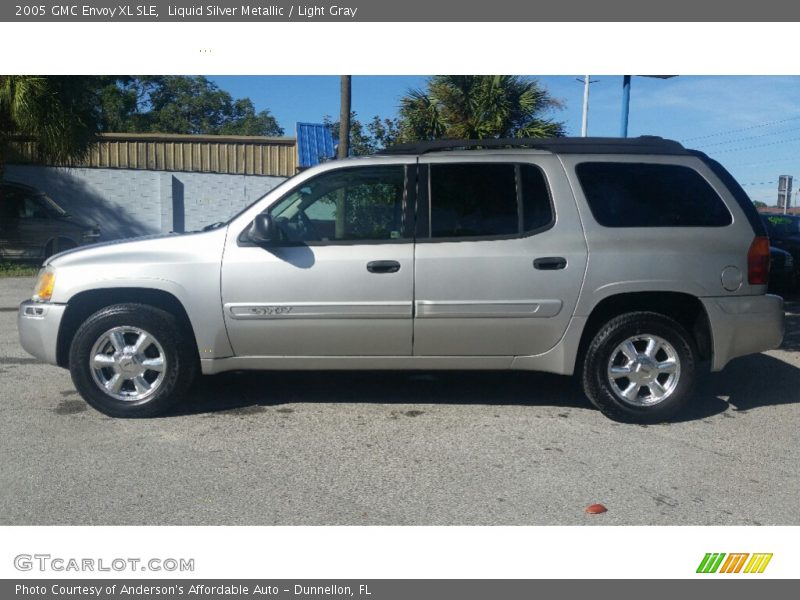 Liquid Silver Metallic / Light Gray 2005 GMC Envoy XL SLE