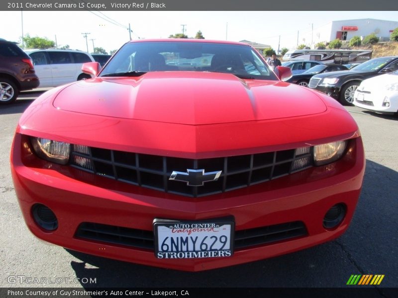 Victory Red / Black 2011 Chevrolet Camaro LS Coupe