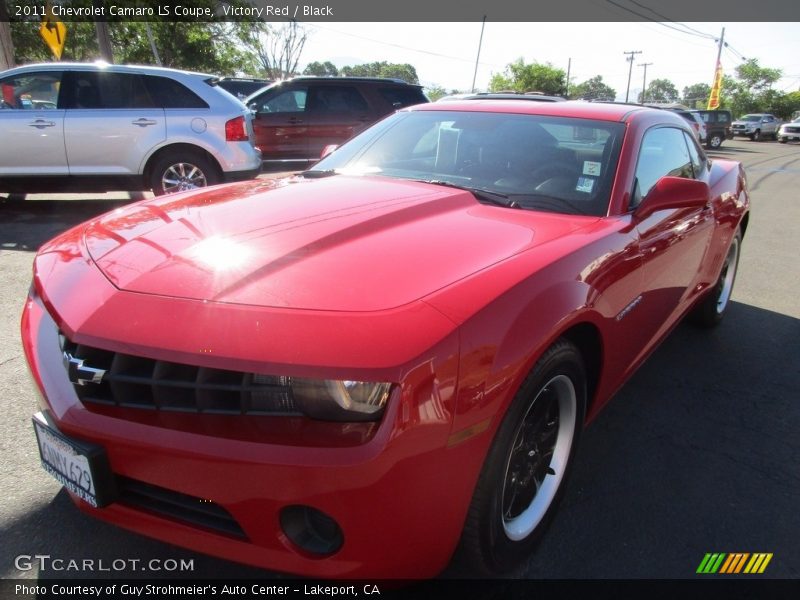 Victory Red / Black 2011 Chevrolet Camaro LS Coupe