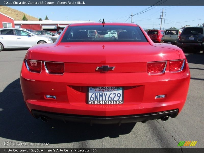 Victory Red / Black 2011 Chevrolet Camaro LS Coupe