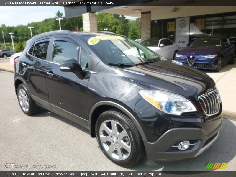 Carbon Black Metallic / Ebony 2014 Buick Encore Leather AWD