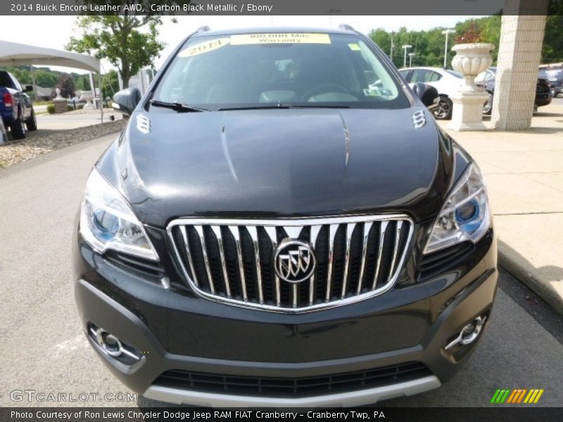 Carbon Black Metallic / Ebony 2014 Buick Encore Leather AWD