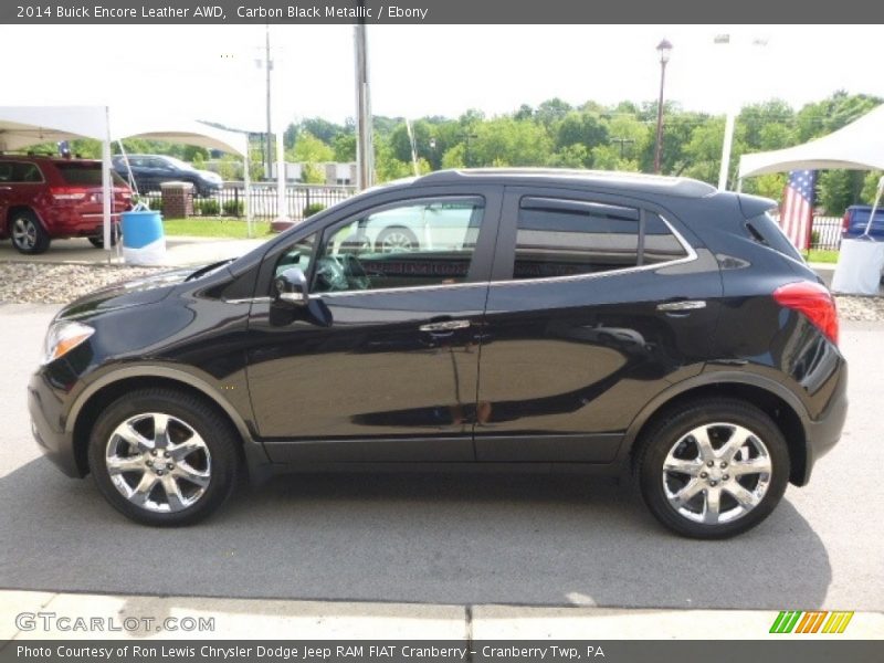 Carbon Black Metallic / Ebony 2014 Buick Encore Leather AWD