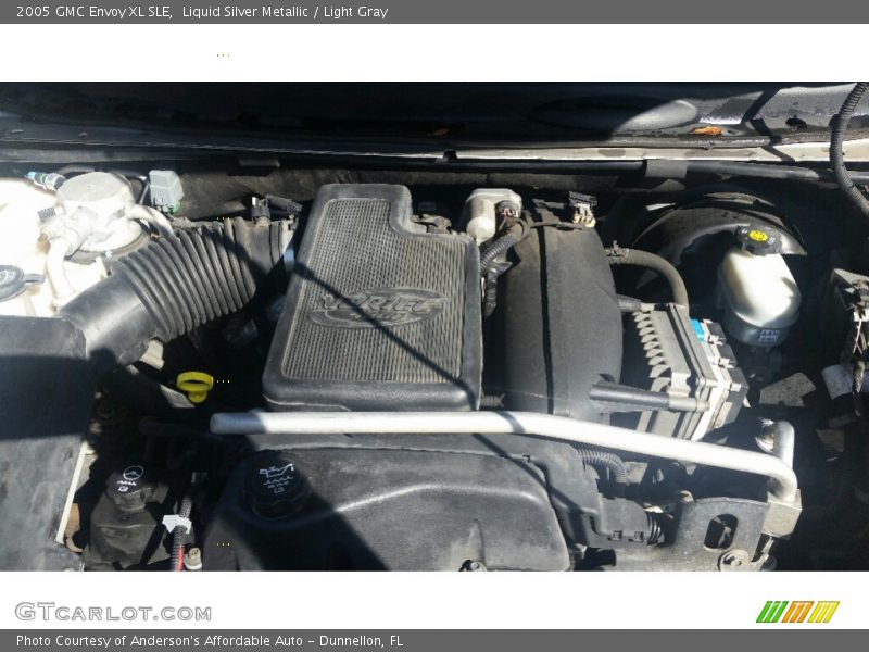 Liquid Silver Metallic / Light Gray 2005 GMC Envoy XL SLE