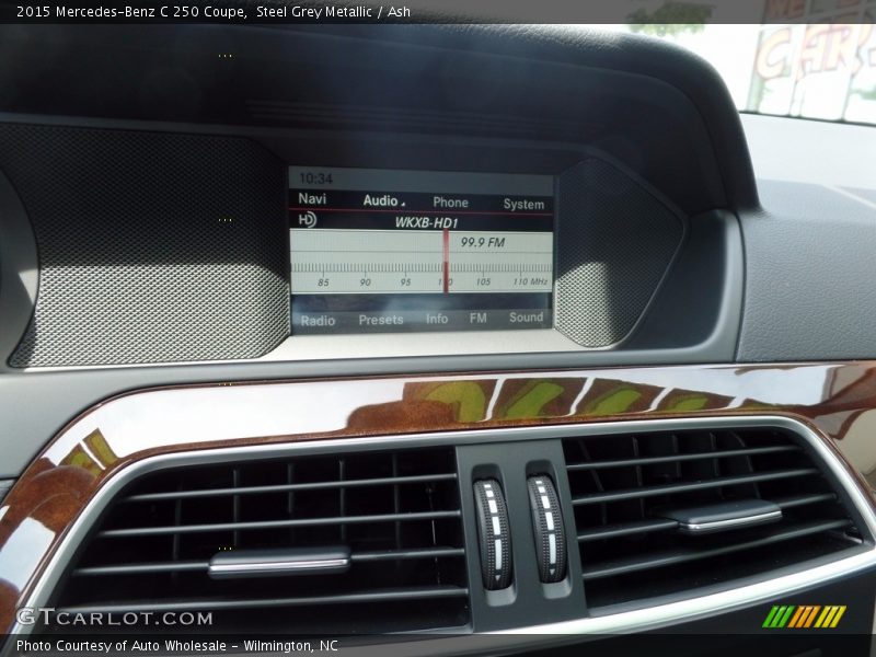 Steel Grey Metallic / Ash 2015 Mercedes-Benz C 250 Coupe