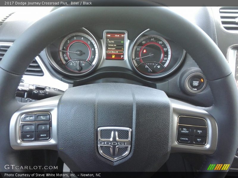 Billet / Black 2017 Dodge Journey Crossroad Plus