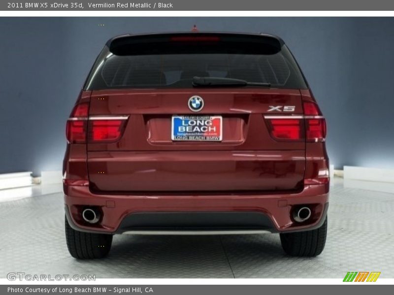 Vermilion Red Metallic / Black 2011 BMW X5 xDrive 35d