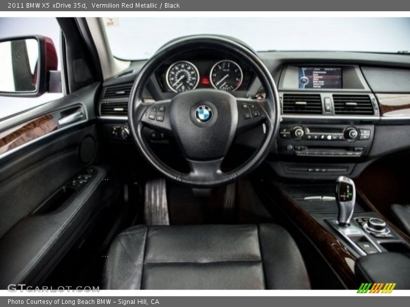 Vermilion Red Metallic / Black 2011 BMW X5 xDrive 35d