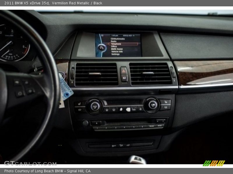 Vermilion Red Metallic / Black 2011 BMW X5 xDrive 35d