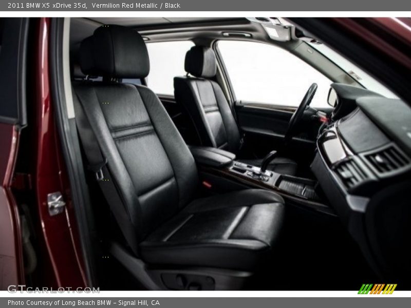 Vermilion Red Metallic / Black 2011 BMW X5 xDrive 35d