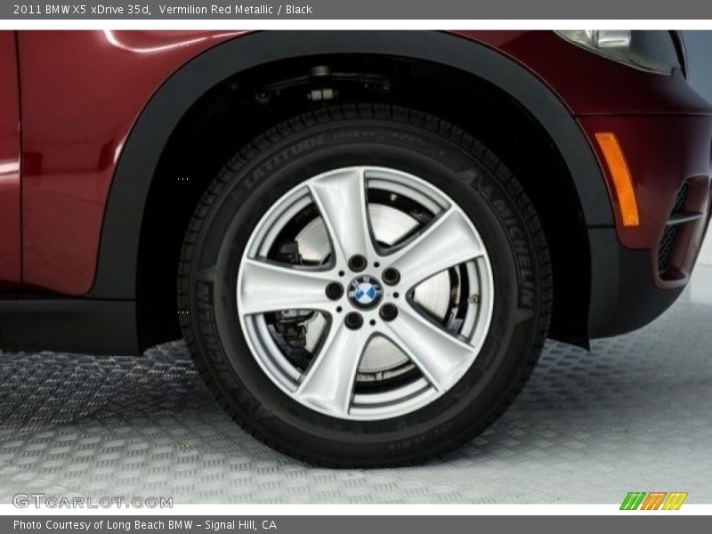 Vermilion Red Metallic / Black 2011 BMW X5 xDrive 35d
