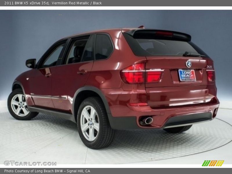Vermilion Red Metallic / Black 2011 BMW X5 xDrive 35d