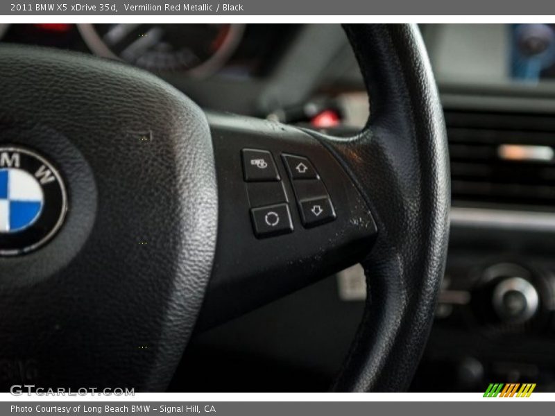 Vermilion Red Metallic / Black 2011 BMW X5 xDrive 35d
