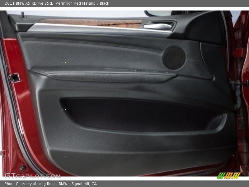 Vermilion Red Metallic / Black 2011 BMW X5 xDrive 35d