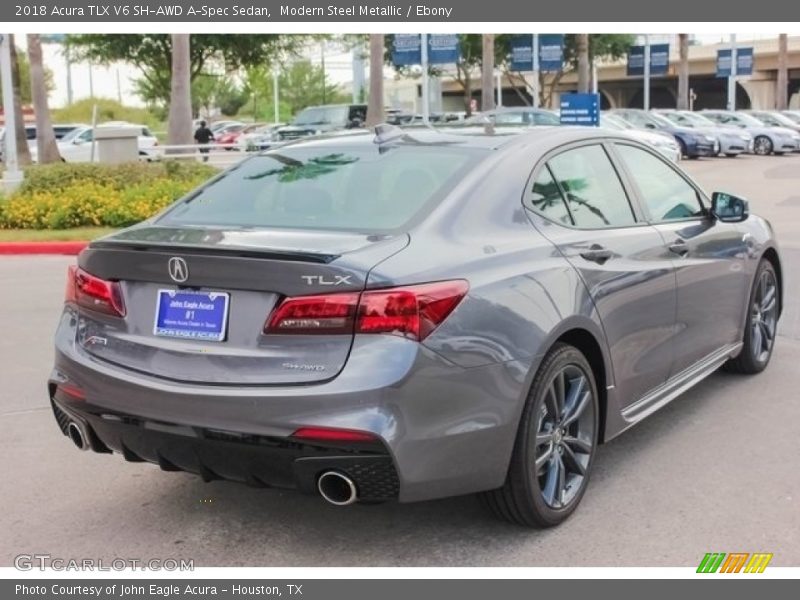 Modern Steel Metallic / Ebony 2018 Acura TLX V6 SH-AWD A-Spec Sedan
