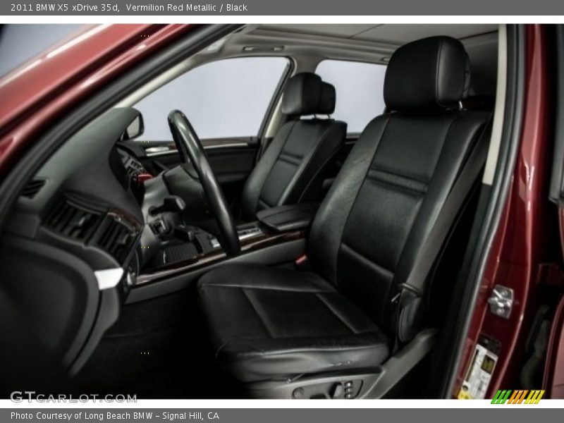 Vermilion Red Metallic / Black 2011 BMW X5 xDrive 35d