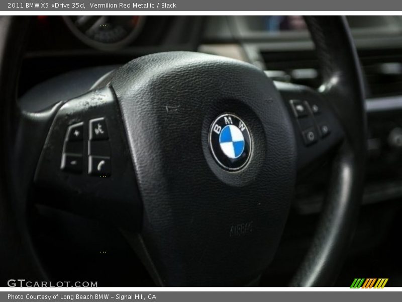 Vermilion Red Metallic / Black 2011 BMW X5 xDrive 35d