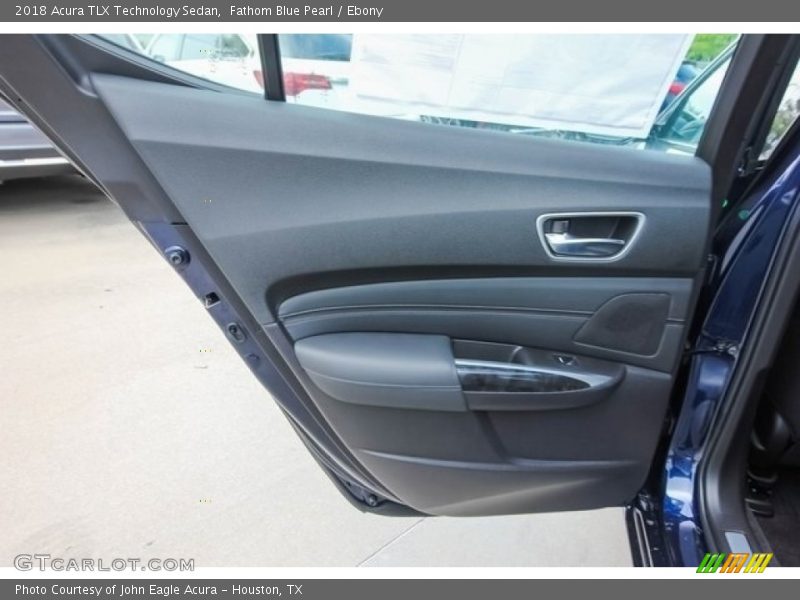 Fathom Blue Pearl / Ebony 2018 Acura TLX Technology Sedan