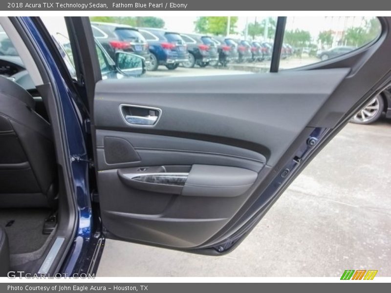 Fathom Blue Pearl / Ebony 2018 Acura TLX Technology Sedan