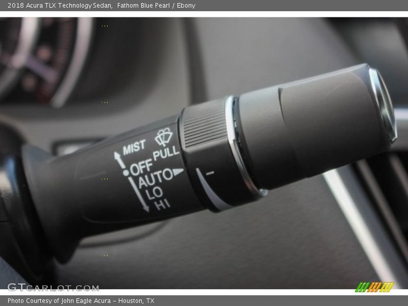 Fathom Blue Pearl / Ebony 2018 Acura TLX Technology Sedan