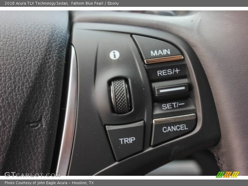 Fathom Blue Pearl / Ebony 2018 Acura TLX Technology Sedan