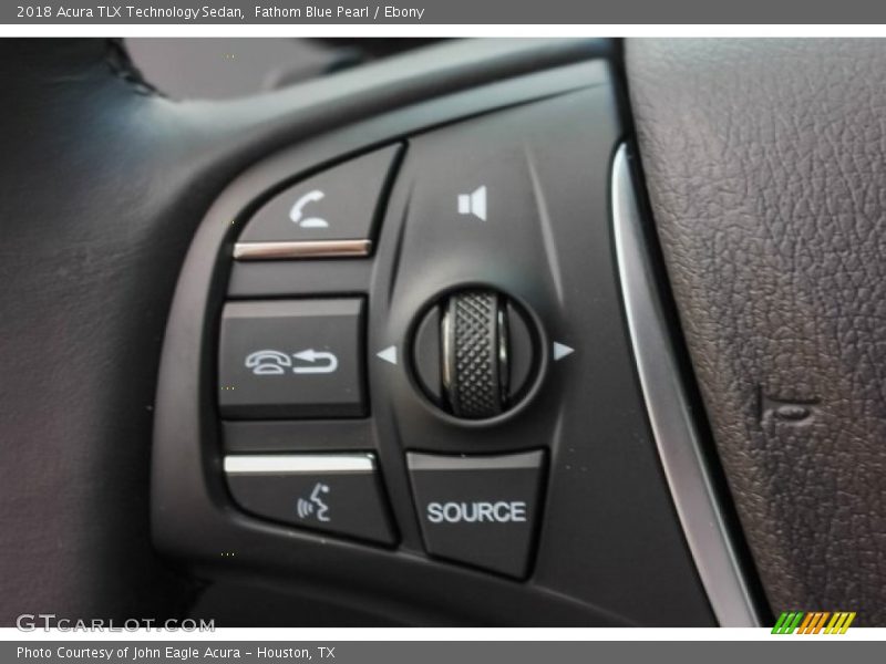 Fathom Blue Pearl / Ebony 2018 Acura TLX Technology Sedan
