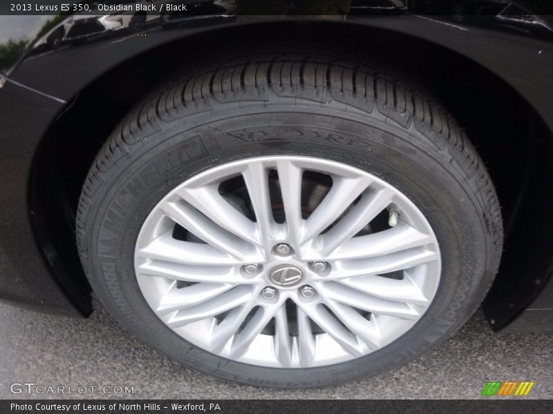 Obsidian Black / Black 2013 Lexus ES 350