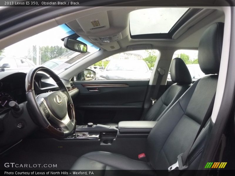 Obsidian Black / Black 2013 Lexus ES 350