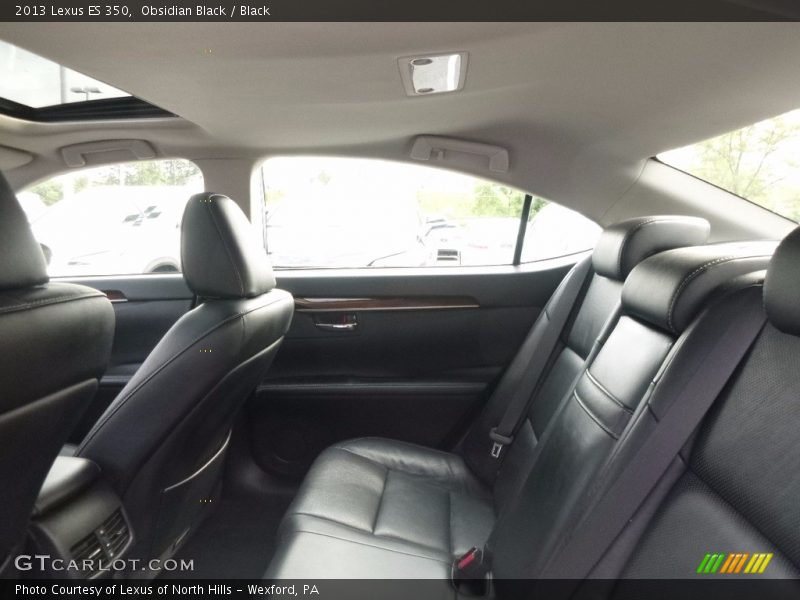 Obsidian Black / Black 2013 Lexus ES 350