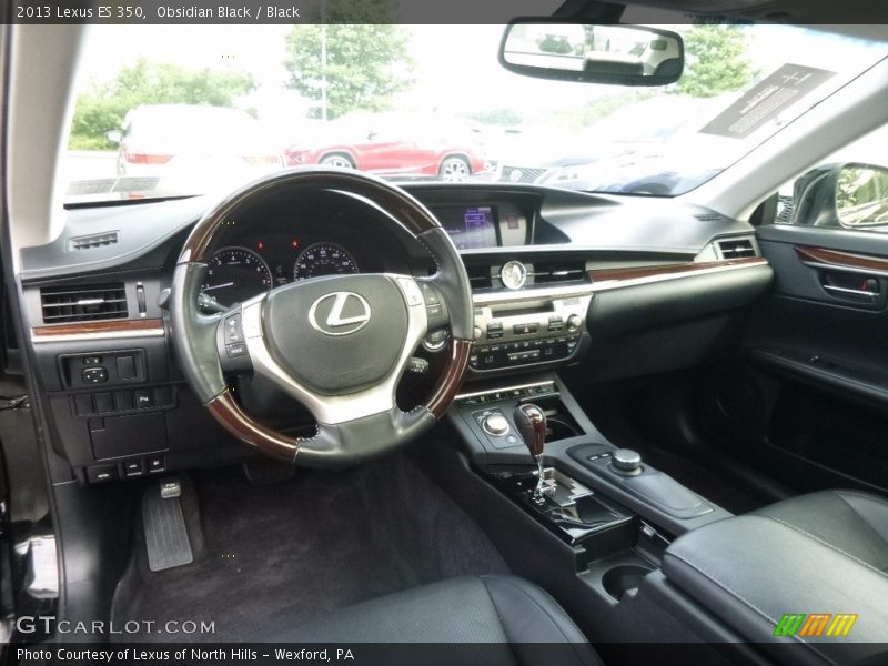 Obsidian Black / Black 2013 Lexus ES 350