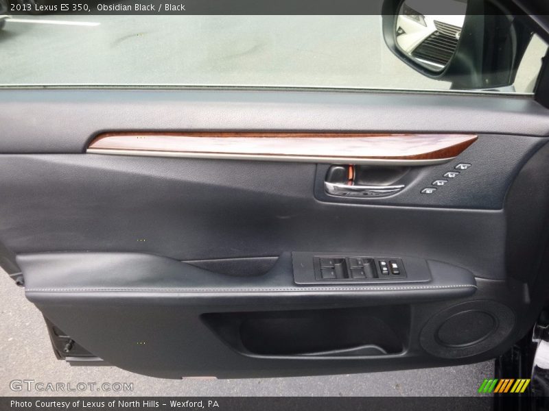 Obsidian Black / Black 2013 Lexus ES 350